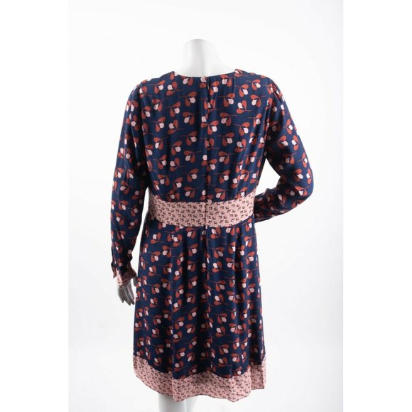 Boden Womens Daisy Dress UK 14 US 10 Navy Clover - Picture 6 of 7